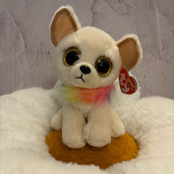 Chewey TY Beanie Boos Chihuahua 2021 Plush Stuffie Dog (SKU: 246TO) - Picture 1 of 12